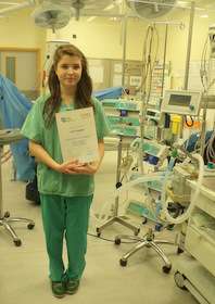Amy & certificate