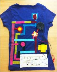 Wearable piano, part of the Hacked Human Orchestra project